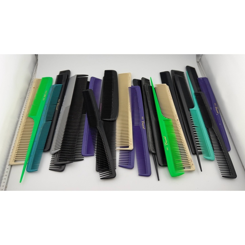 Assorted Professional Hair Styling Combs Lot Barber Salon‎ Hairdressing Tools
